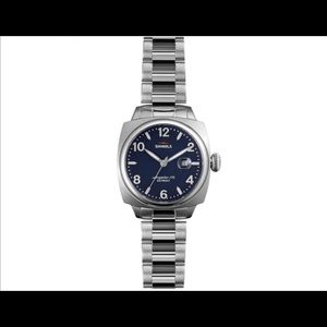 Gently Used: Authentic Shinola 32mm Women’s Brakeman Watch. 16 mm band width.